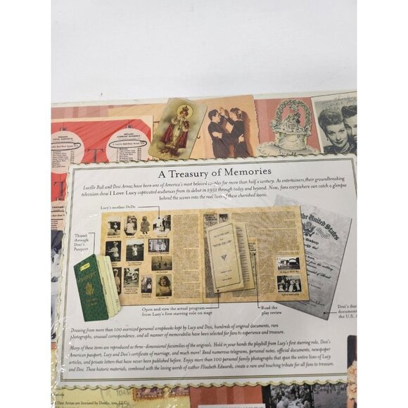 Vintage Lucy & Desi A Real Life Scrapbook Of Americas Favorite TV Couple NEW - Picture 5 of 8